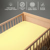 Premium 400 Thread Count 100% Cotton Crib Flat Sheet