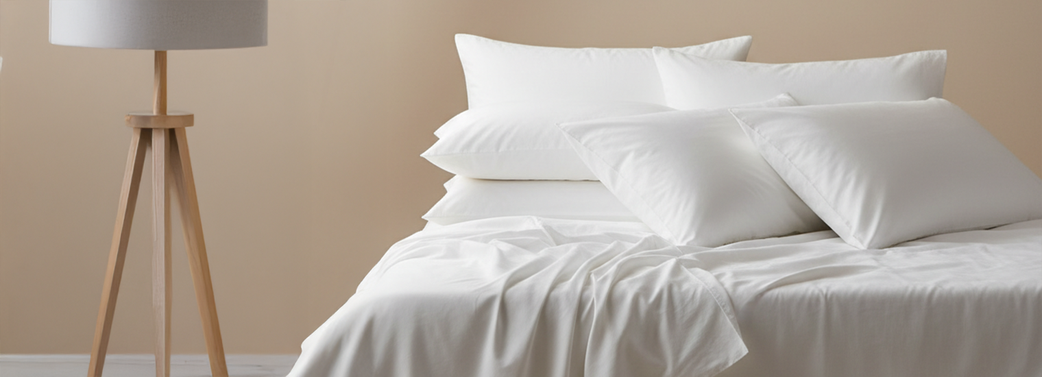 Pizuna Linens pure cotton bedding everyday luxury with soft breathable sheets and pillowcases