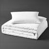 Pizuna baby duvet cover for crib 100x135 cm white 400 thread count long staple cotton soft sateen weave