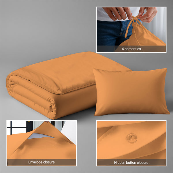 Premium 400 Thread Count 100% Cotton Crib Duvet Cover Set