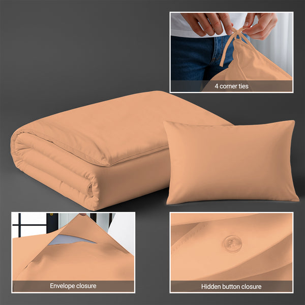 Premium 400 Thread Count 100% Cotton Crib Duvet Cover Set