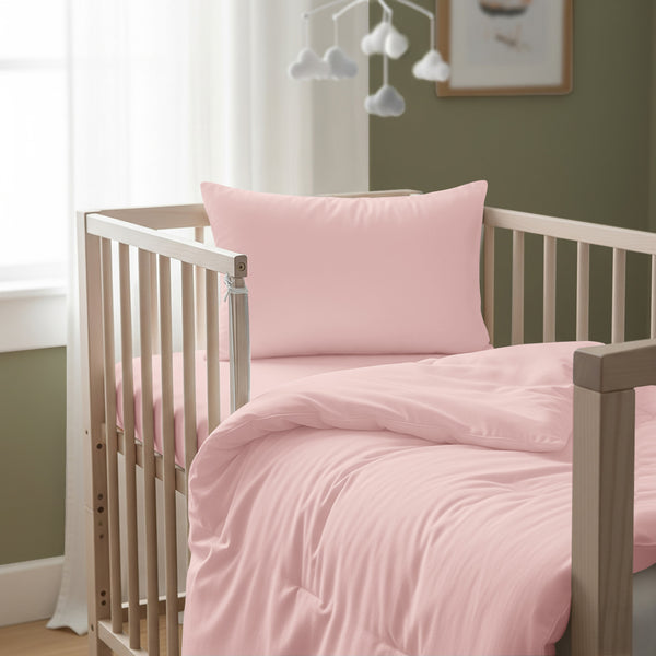 Premium 400 Thread Count 100% Cotton Crib Duvet Cover Set