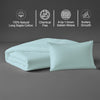 Baby blue crib duvet cover 100x135 cm 400 thread count mercerized combed cotton chemical free smooth and lightweight