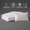 Light lilac crib duvet cover 100x135 cm 400 thread count mercerized combed cotton chemical free smooth and lightweight