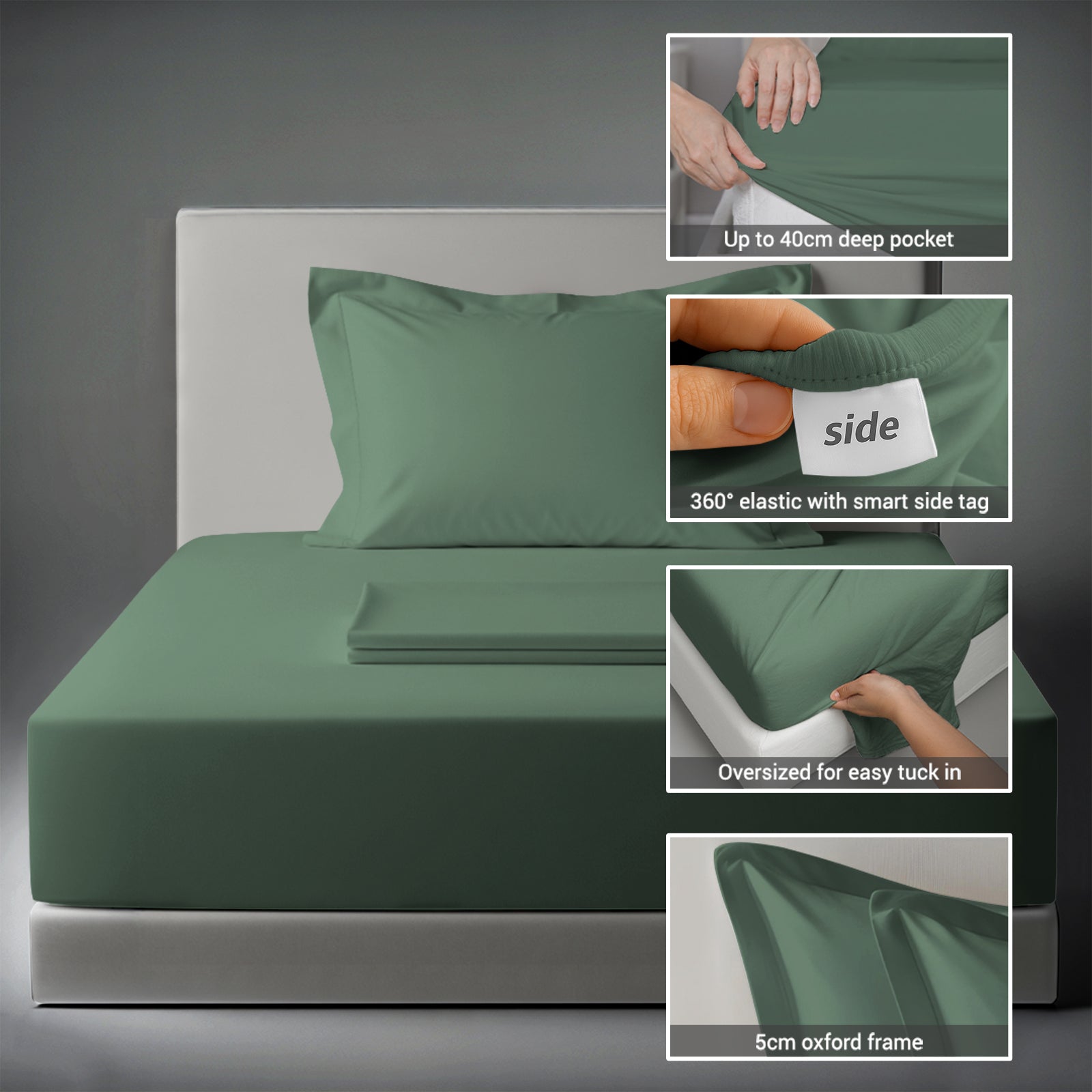 Premium 400 Thread Count 100% Cotton Sheet Set (3PC)