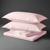 Pizuna folded percale 100 percent pure cotton sheet set 4 PC Light Pink king folded
