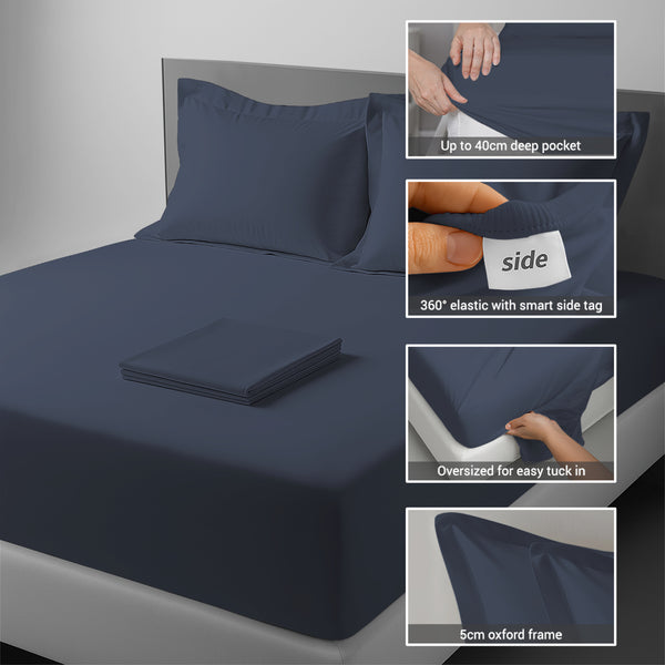 Percale 100% Cotton Sheet Set