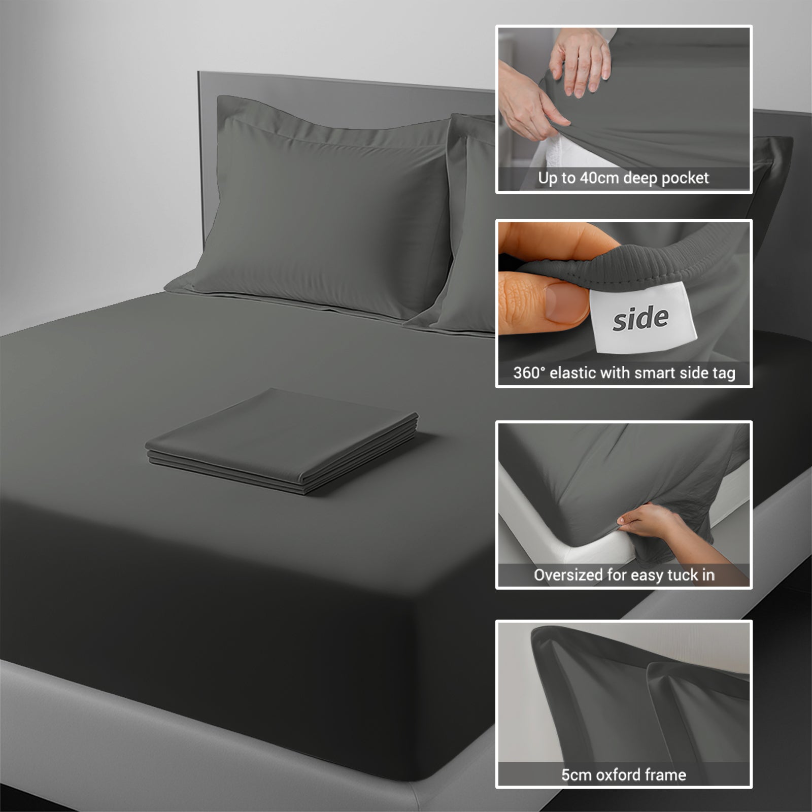 Premium 400 Thread Count 100% Cotton Sheet Set (4PC)