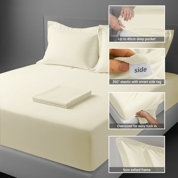 Percale 100% Cotton Sheet Set
