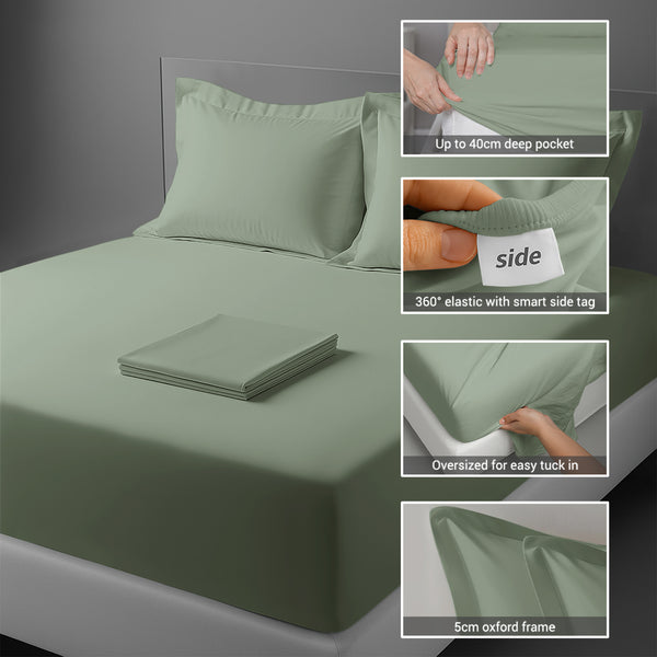 Premium 400 Thread Count 100% Cotton Sheet Set (4PC)