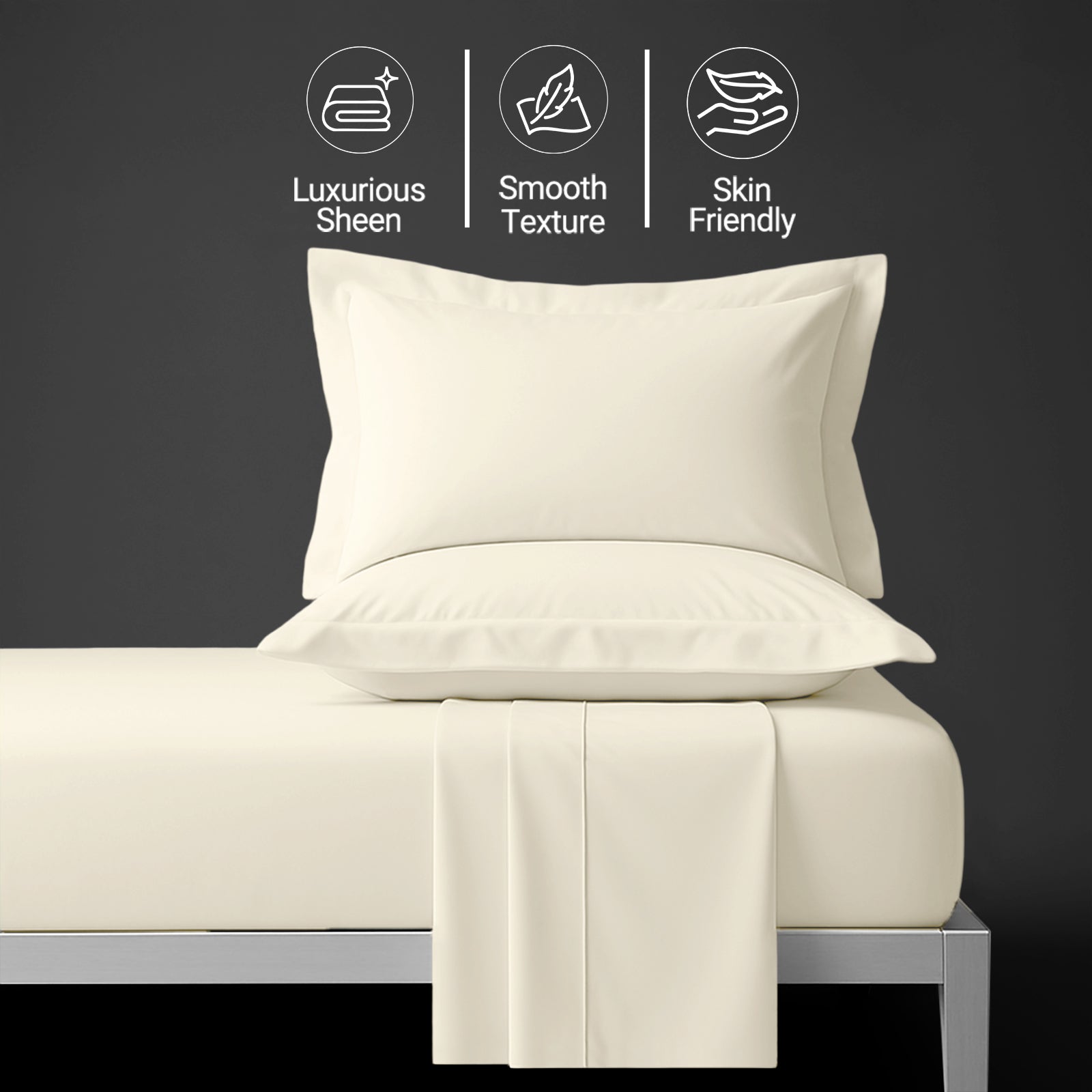 Premium 400 Thread Count 100% Cotton Sheet Set (4PC)