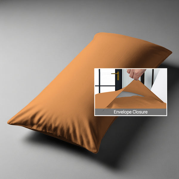 Premium 400 Thread Count 100% Cotton Body  Pillowcase (1 PC) - USA