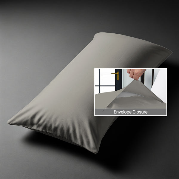 Premium 400 Thread Count 100% Cotton Body  Pillowcase (1 PC) - USA