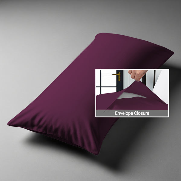 Premium 400 Thread Count 100% Cotton Body  Pillowcase (1 PC) - USA