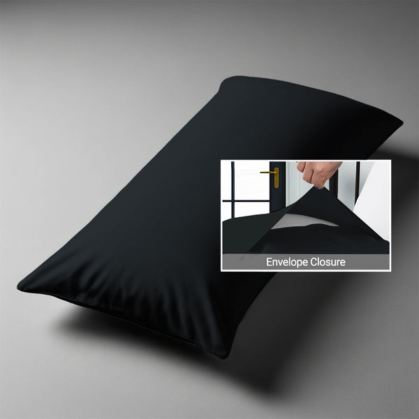 Premium 400 Thread Count 100% Cotton Body  Pillowcase (1 PC) - USA