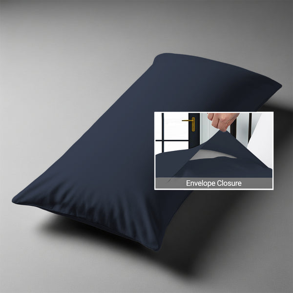 Premium 400 Thread Count 100% Cotton Body  Pillowcase (1 PC) - USA