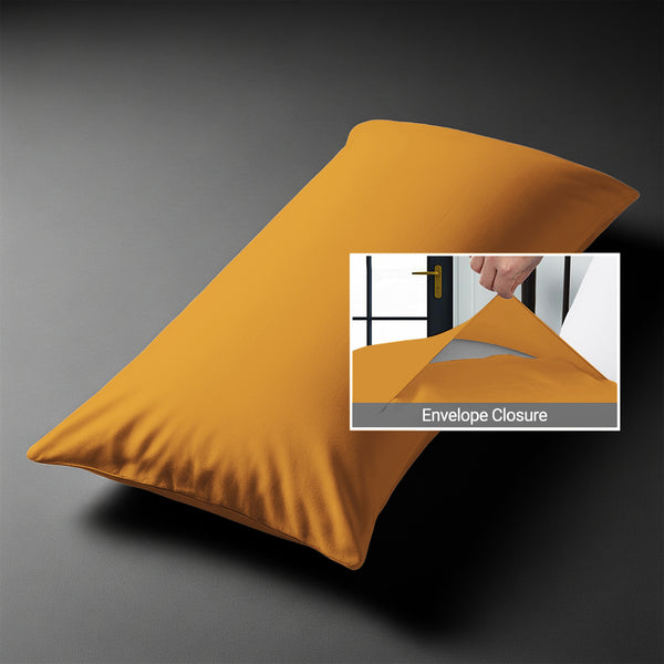 Premium 400 Thread Count 100% Cotton Body  Pillowcase (1 PC) - USA