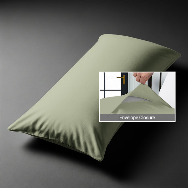 Premium 400 Thread Count 100% Cotton Body  Pillowcase (1 PC) - USA