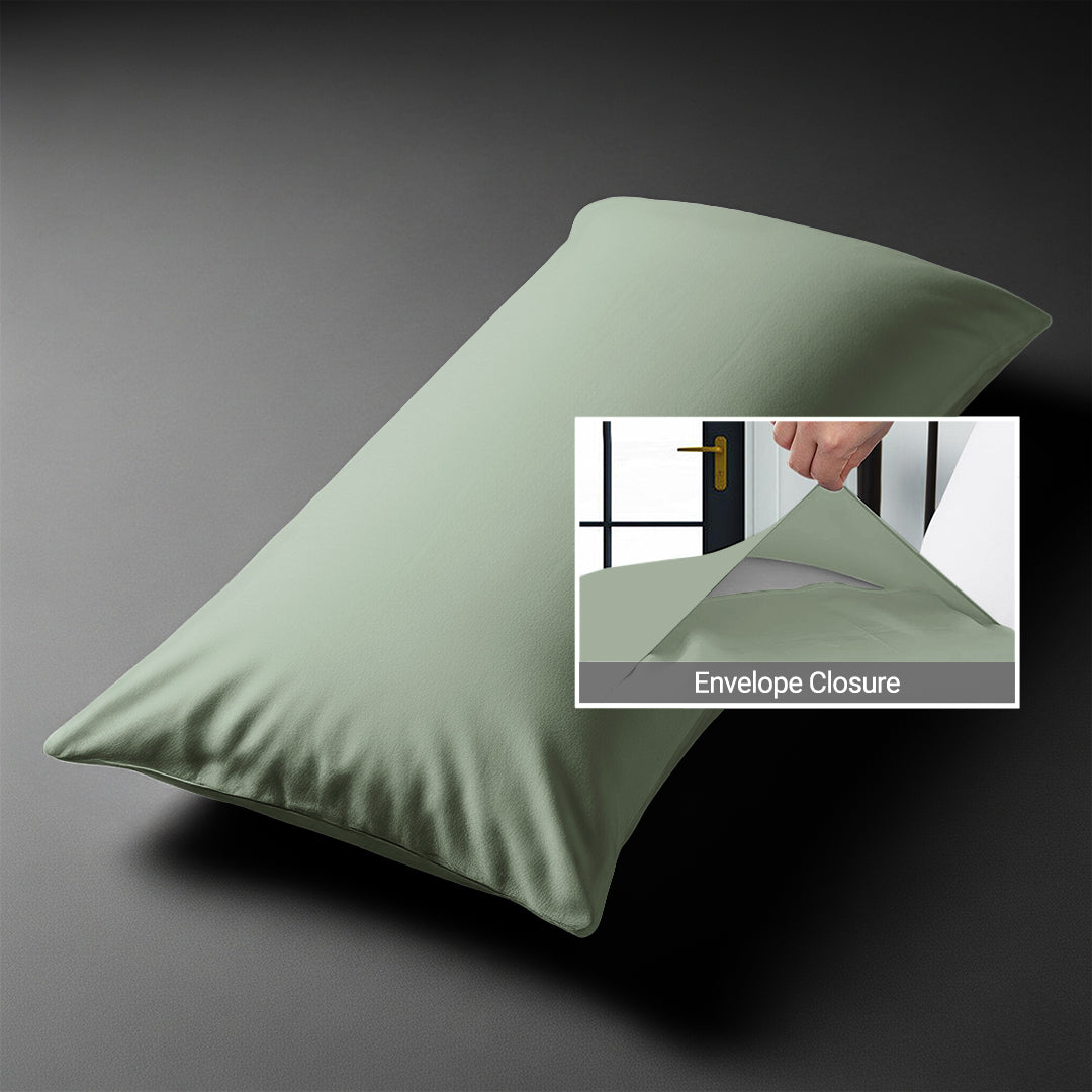 Premium 400 Thread Count 100% Cotton Body  Pillowcase (1 PC) - USA