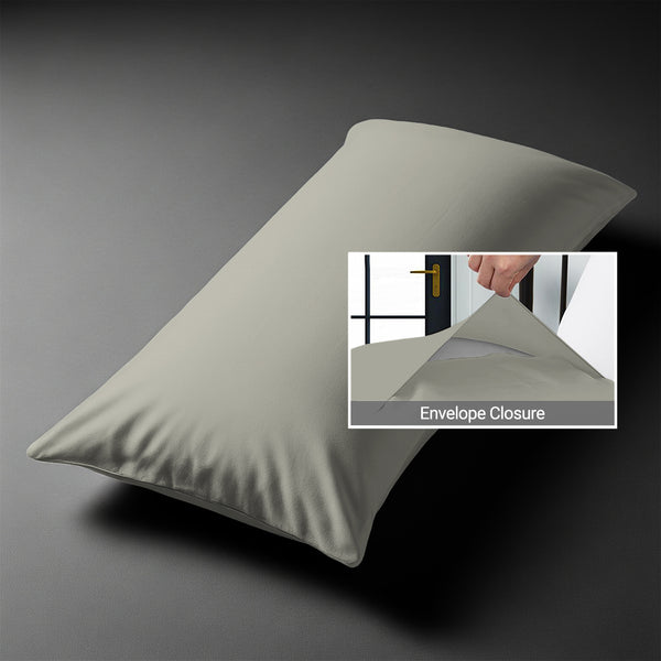 Premium 400 Thread Count 100% Cotton Body  Pillowcase (1 PC) - USA