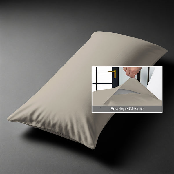 Premium 400 Thread Count 100% Cotton Body  Pillowcase (1 PC) - USA