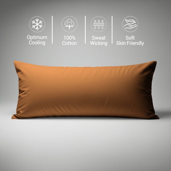 Premium 400 Thread Count 100% Cotton Body  Pillowcase (1 PC) - USA