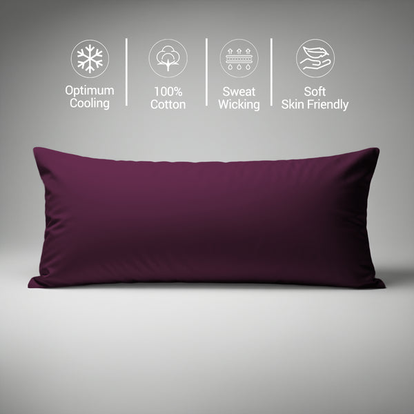 Premium 400 Thread Count 100% Cotton Body  Pillowcase (1 PC) - USA