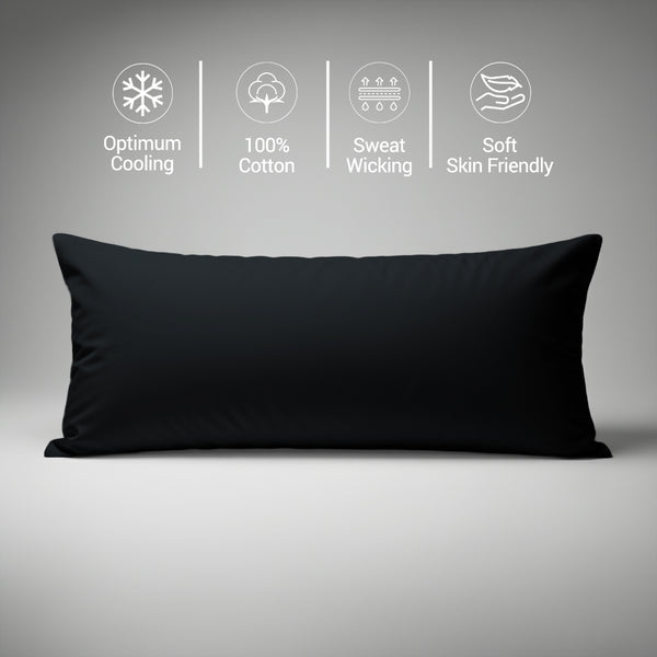 Premium 400 Thread Count 100% Cotton Body  Pillowcase (1 PC) - USA