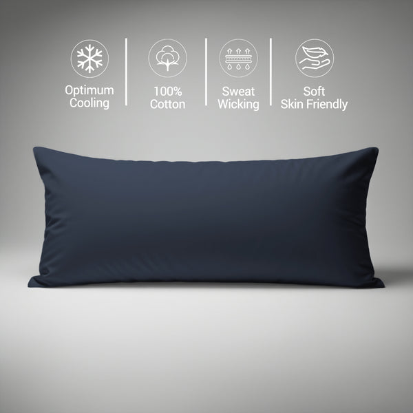 Premium 400 Thread Count 100% Cotton Body  Pillowcase (1 PC) - USA