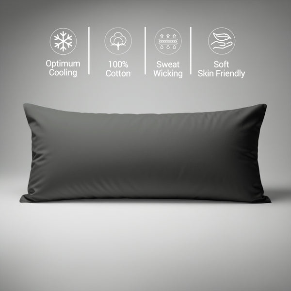 Premium 400 Thread Count 100% Cotton Body  Pillowcase (1 PC) - USA