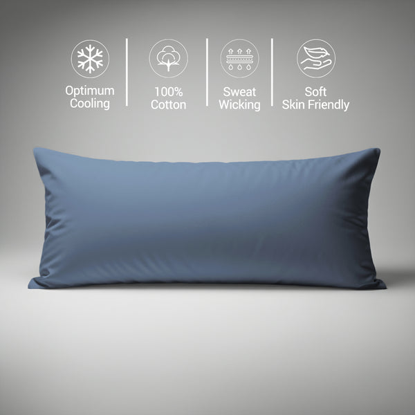 Premium 400 Thread Count 100% Cotton Body  Pillowcase (1 PC) - USA