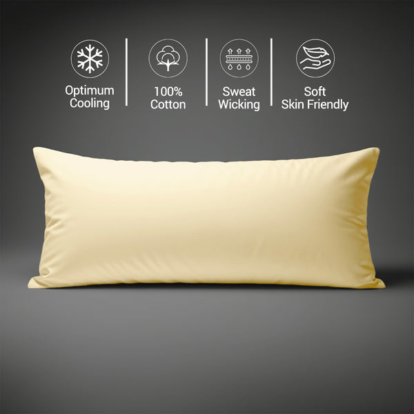Premium 400 Thread Count 100% Cotton Body  Pillowcase (1 PC) - USA