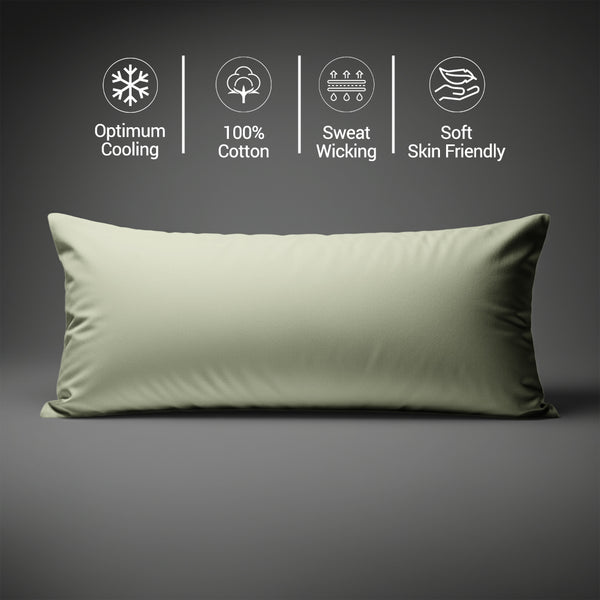 Premium 400 Thread Count 100% Cotton Body  Pillowcase (1 PC) - USA