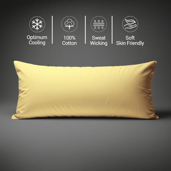 Premium 400 Thread Count 100% Cotton Body  Pillowcase (1 PC) - USA