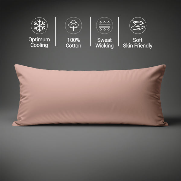 Premium 400 Thread Count 100% Cotton Body  Pillowcase (1 PC) - USA