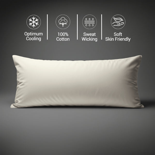 Premium 400 Thread Count 100% Cotton Body  Pillowcase (1 PC) - USA