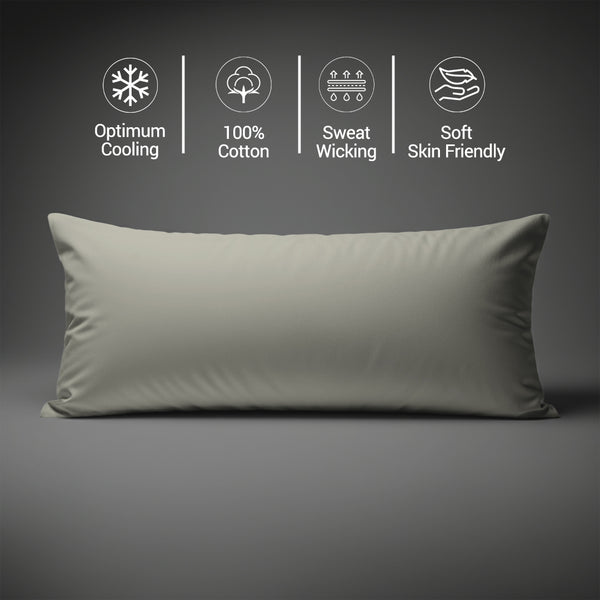 Premium 400 Thread Count 100% Cotton Body  Pillowcase (1 PC) - USA