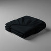 Pizuna baby cot bed with Black cotton fitted sheet 40x90 cm