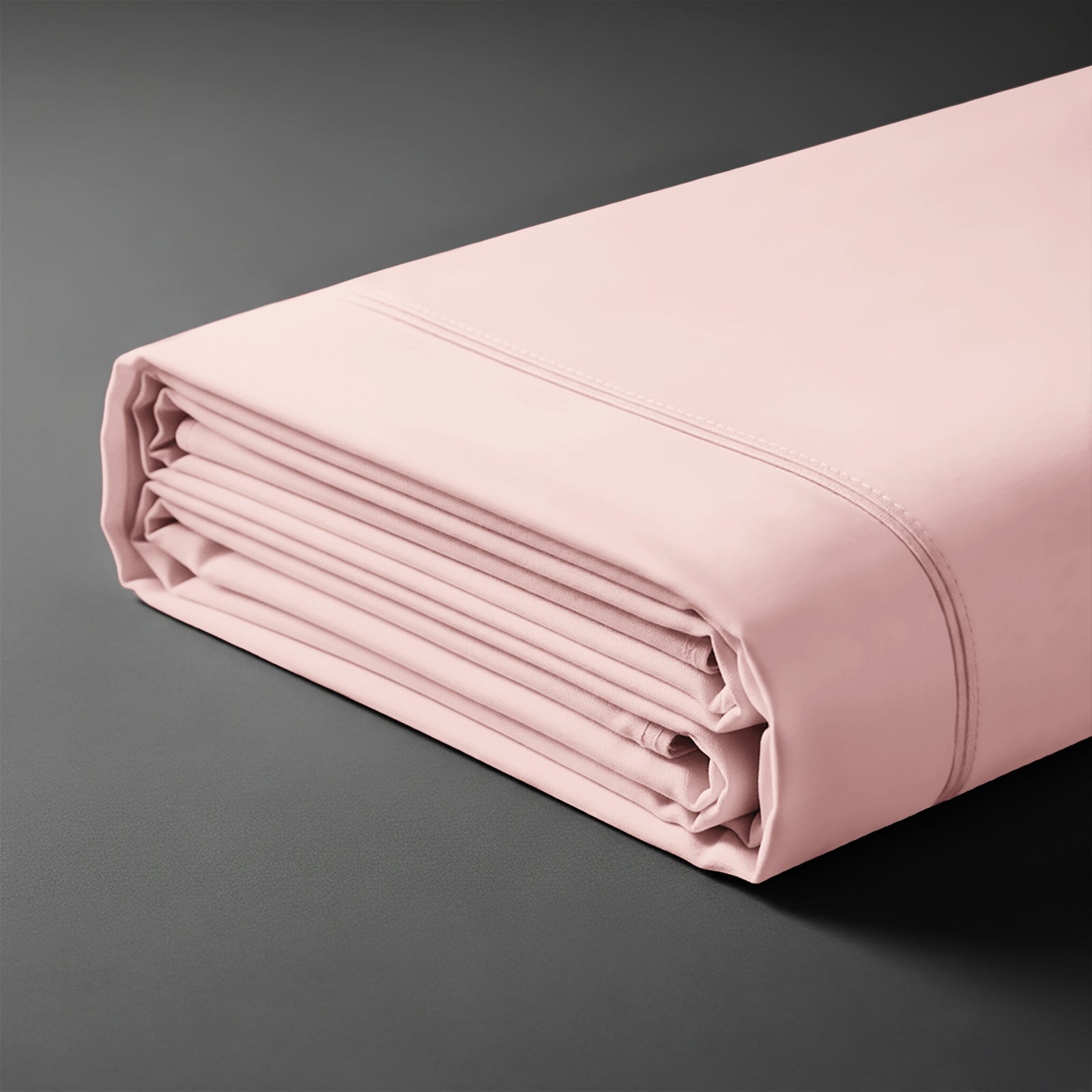 Skin-friendly light pink baby flat sheet 70×100 cm by Pizuna Linens