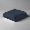 Pizuna Dark Blue crib cotton fitted sheet 40x90 cm