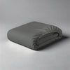 Pizuna Dark Grey crib cotton fitted sheet 40x90 cm