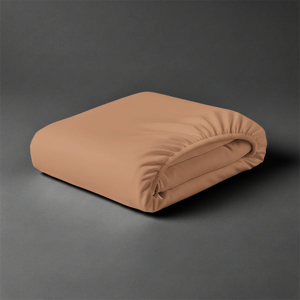 Pizuna Dusty Coral crib cotton fitted sheet 40x90 cm