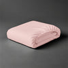 Pizuna Light Pink crib cotton fitted sheet 40x90 cm