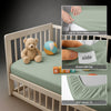 Premium 400 Thread Count 100% Cotton Crib Travel Fitted Sheet