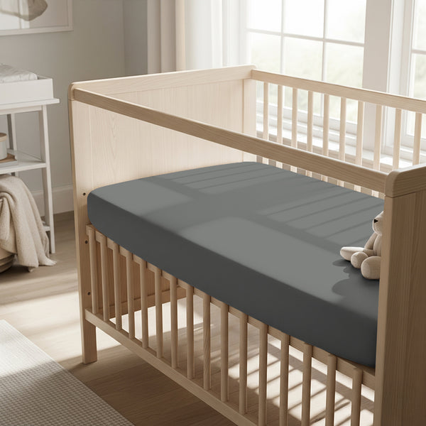 Premium 400 Thread Count 100% Cotton Crib Fitted Sheet