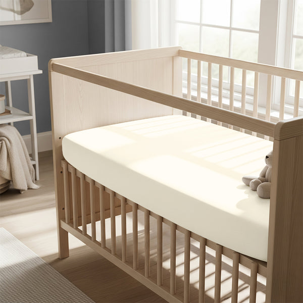 Premium 400 Thread Count 100% Cotton Crib Fitted Sheet