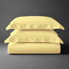 Super King size cotton duvet cover set Mellow yellow Pizuna Linens durable and breathable