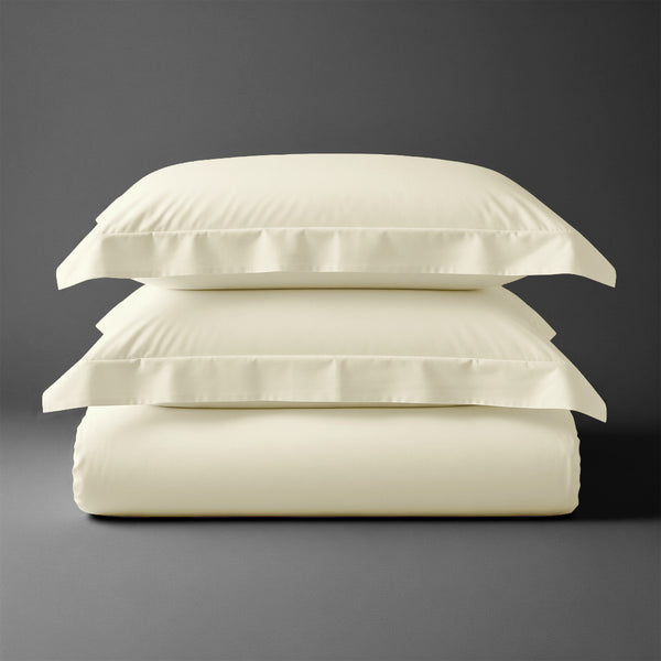 Percale 100% Cotton Duvet Cover Set - USA QUEEN