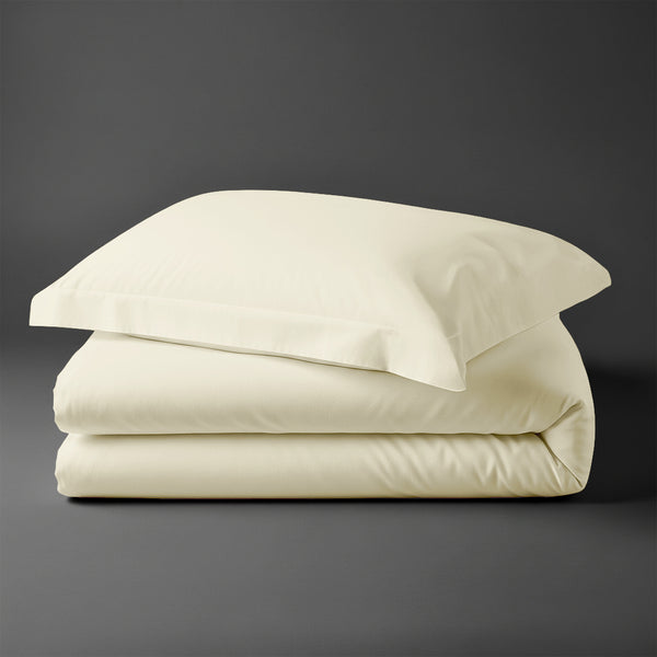 Percale 100% Cotton Duvet Cover Set - USA TWIN