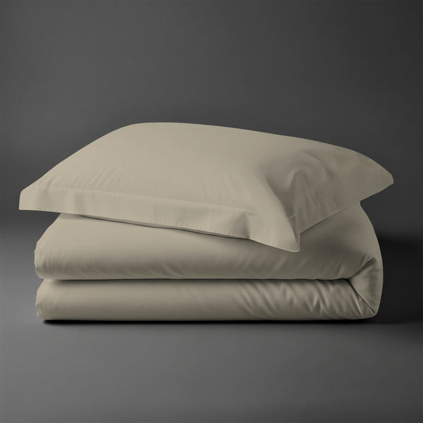 Percale 100% Cotton Duvet Cover Set - USA TWIN